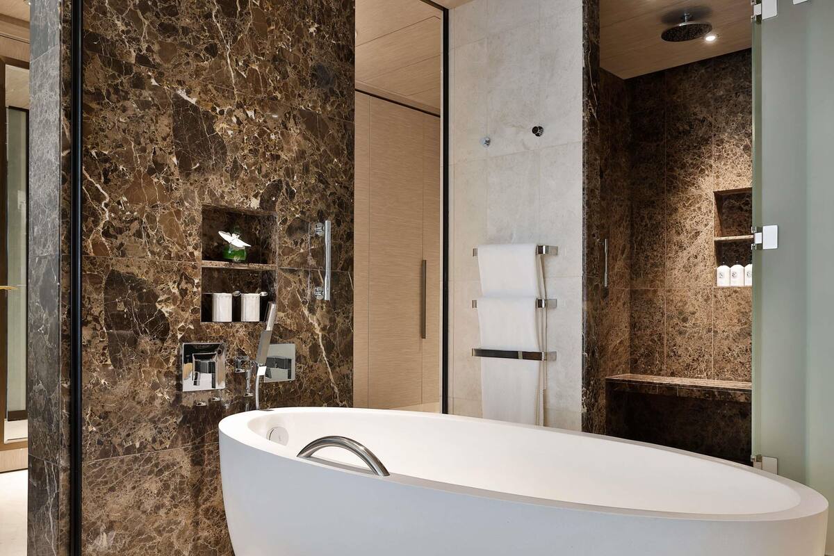 Premium bedding, in-room safe, blackout curtains, soundproofing