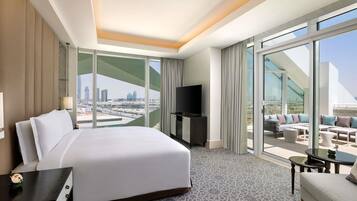 Opera Suite, Access Sofitel Club Lounge, 1 King Bed, Terrace | Premium bedding, in-room safe, blackout drapes, soundproofing