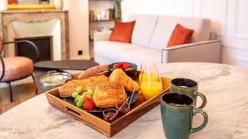 Petit déjeuner préparé sur commande servi tous les jours en supplément