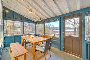 Dining - Steps to Brant Lake: Mountain-view Hideaway! (Brant Lake)