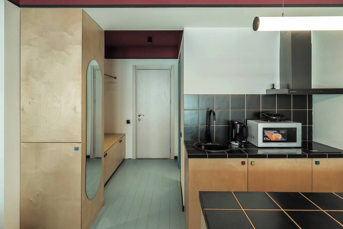 Departamento de diseñador, vista a la montaña | Baño