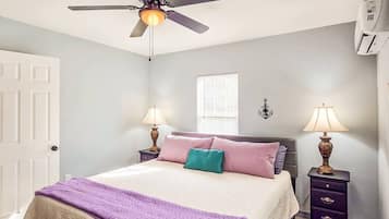 2 slaapkamers, een bureau, gratis wifi, beddengoed