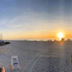On the beach