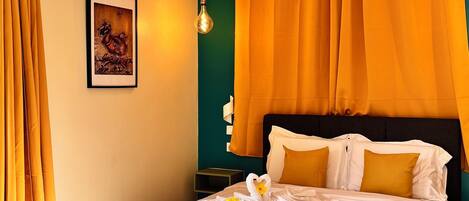 Iron/ironing board, free WiFi, bed sheets