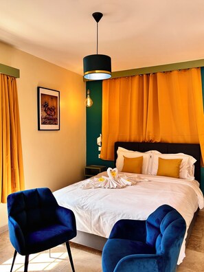 Double Room | Iron/ironing board, free WiFi, bed sheets - The Palm Trees Restaurant and Rooms (Sainte-Rose)