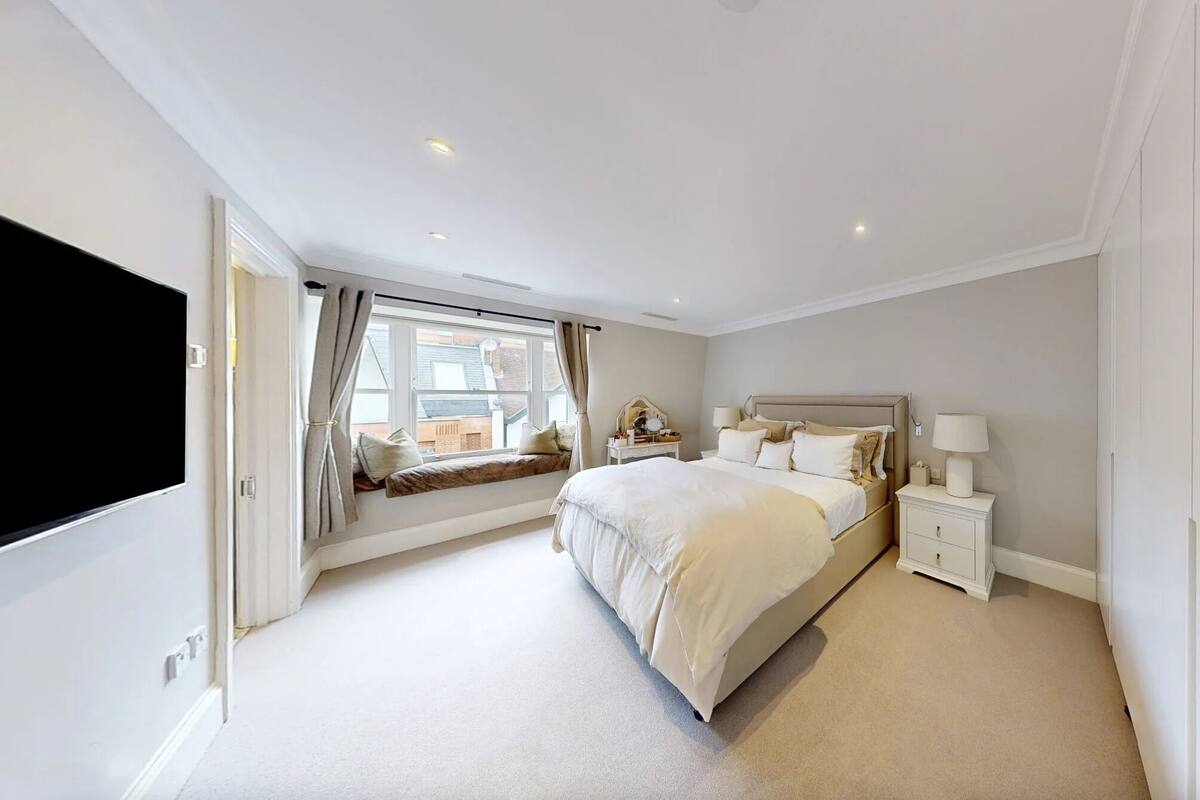 3 habitaciones y sábanas de algodón egipcio