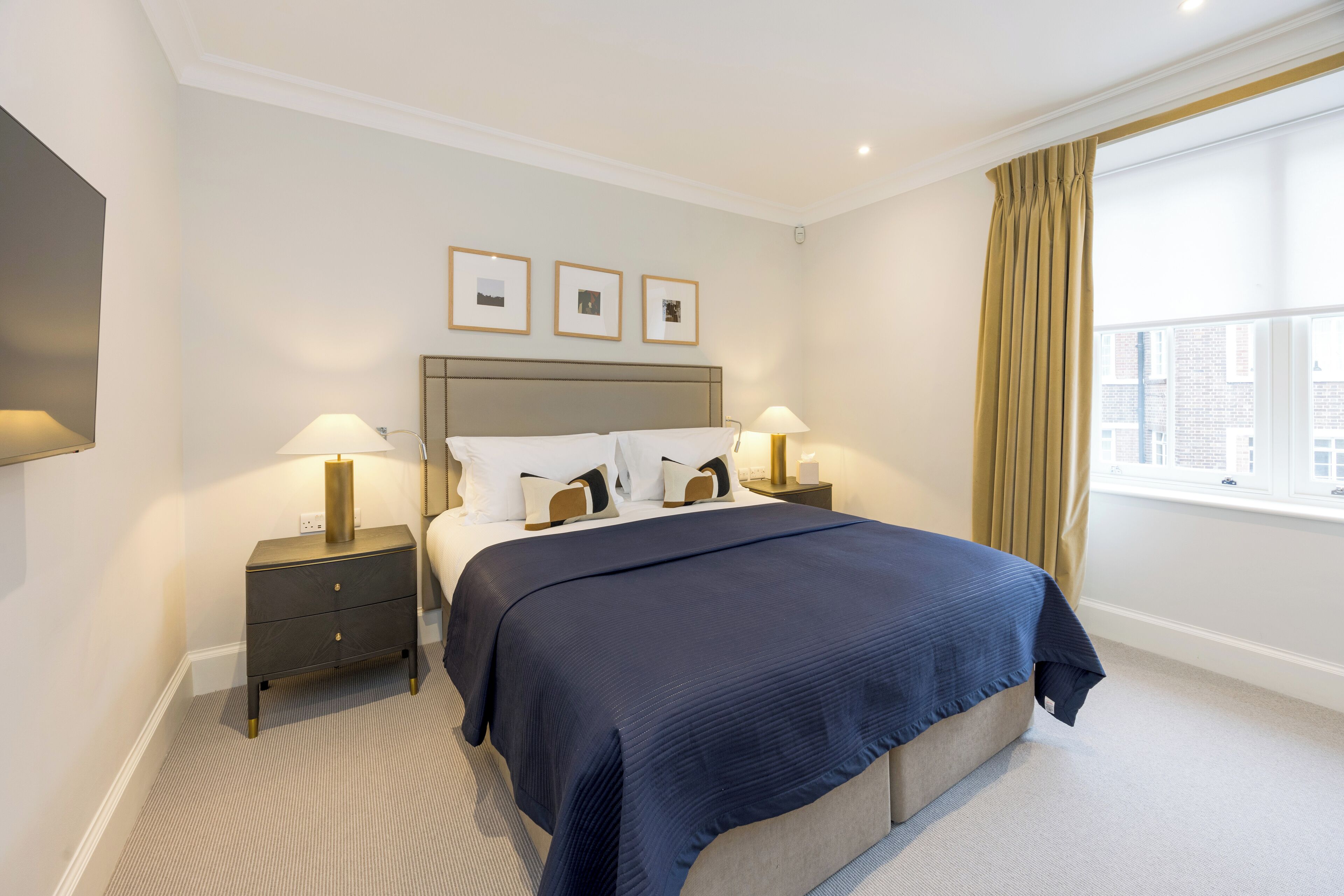 Superior Apartment, 2 Bedrooms, Kitchen, City View | Cadar kapas Mesir, peralatan tempat tidur premium, gebar bulu kapas 