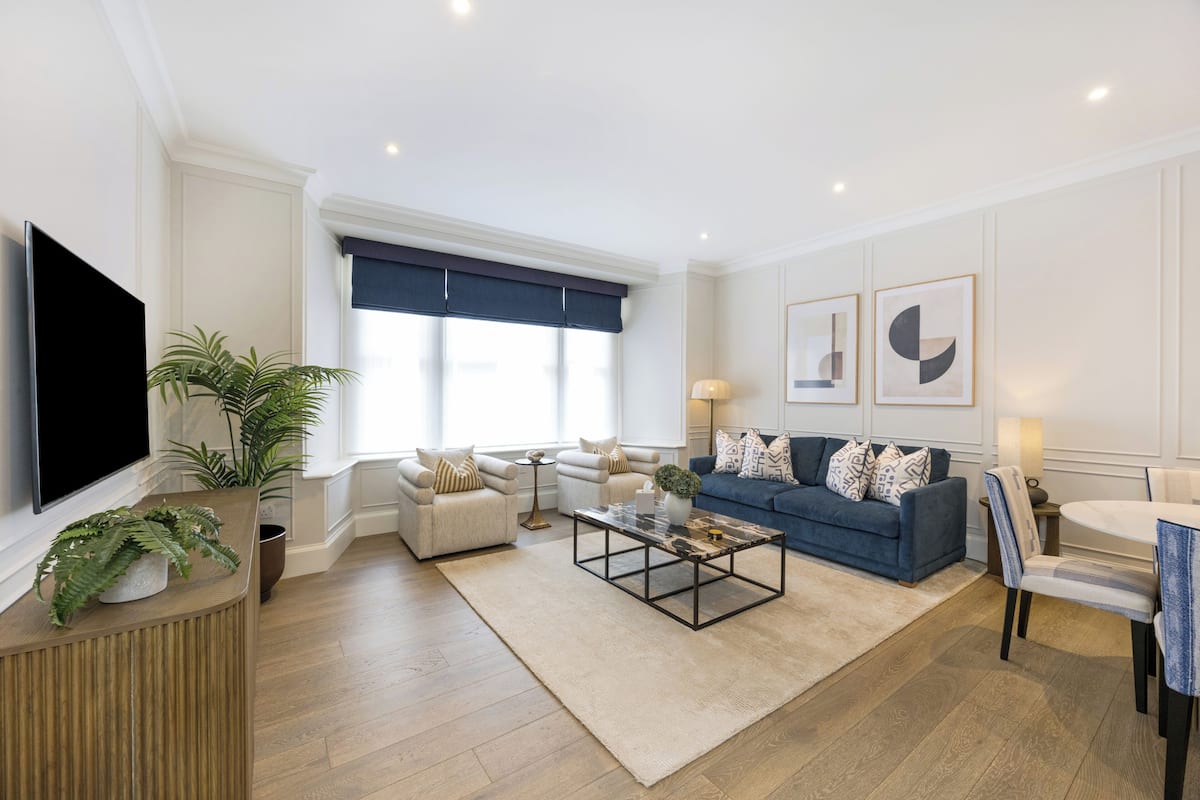 Appartement Deluxe, 1 chambre | Draps en coton égyptien, literie de qualité, coffre-fort, bureau