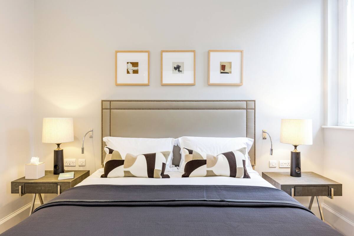 3 habitaciones y sábanas de algodón egipcio