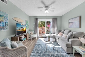 Condo, Multiple Beds (Villas on the Gulf unit A1) | Living area