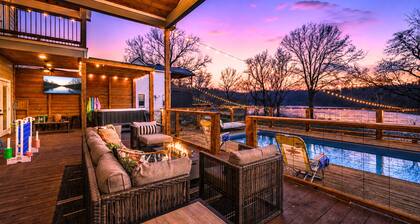 Cozy River Getaway W/ Heated Pool, Pool Table, Kayaks, Fishing | EV
