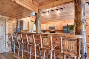 Fridge, microwave, oven, stovetop - Waccabuck | 17.5 Private Acres, Pool, Hot Tub (Logan)