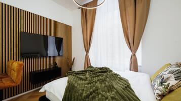 1 غرفة نوم وتجهيزات عازلة للصوت وواي فاي مجانًا