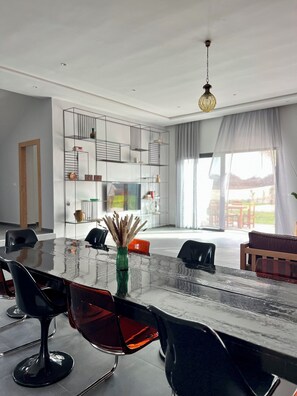 Luxury Villa, Balcony, Desert view | Living area - Karama Lodge (Ounagha)