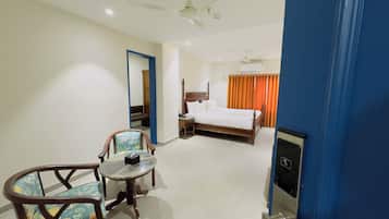 Nirvana Suite | Premium bedding, memory foam beds, free minibar items, desk