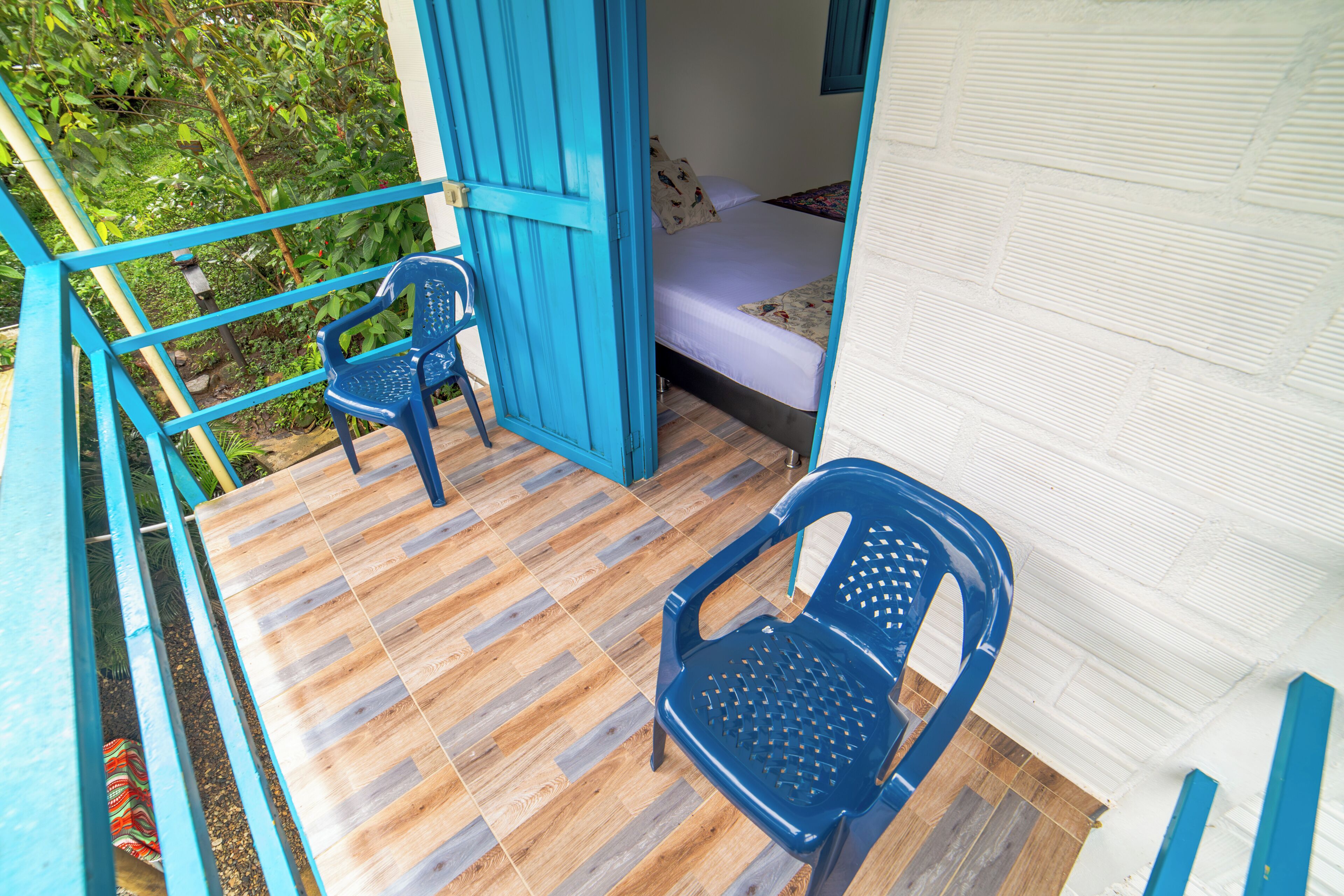 Classic Double Room, Balcony, Garden View | Terrace/patio