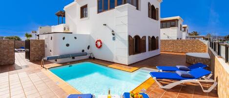 Una piscina climatizada