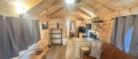 TV, fireplace, DVD player