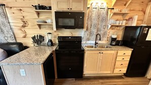 Private kitchen - Feelin' Feisty - Hot Tub, Fireplace, Hike (Union Mills)