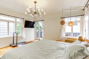 2 chambres, bureau, fer et planche à repasser, accès Internet