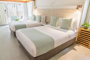 Bungalow – standard, hageutsikt | Sengetøy i egyptisk bomull og sengetøy av topp kvalitet