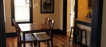 Charming, spacious house with large outdoor area.