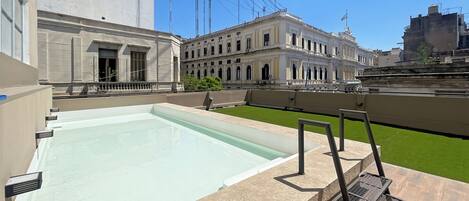 Apartment, 1 Bedroom, Smoking, Balcony | Pool | Outdoor pool