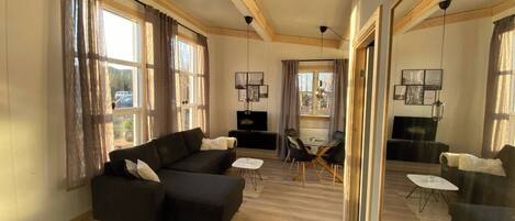 Chambre, 1 chambre, vue jardin | Salle de séjour