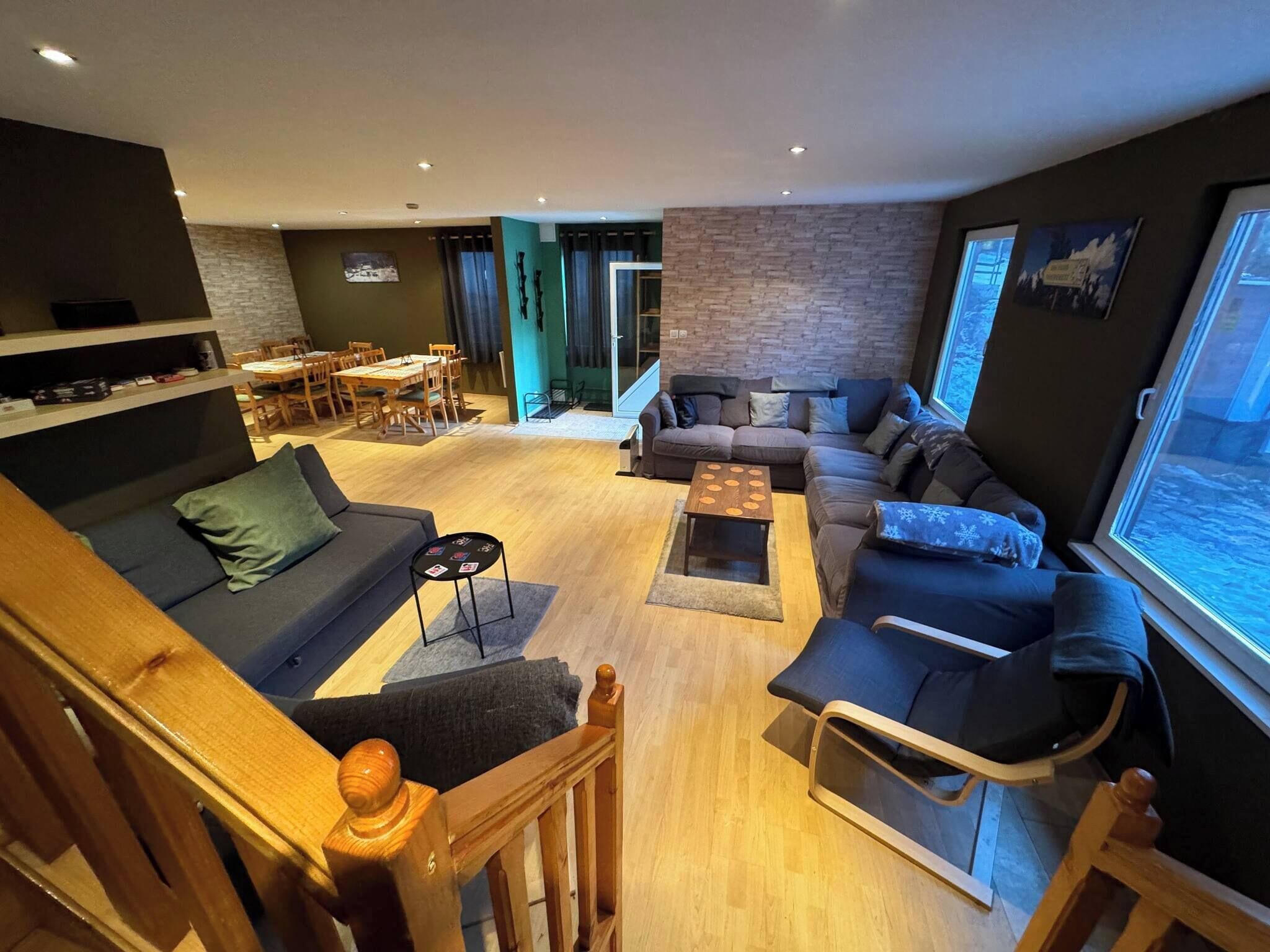 Chalet, 5 Schlafzimmer, Terrasse, Gartenblick | Innenbereich