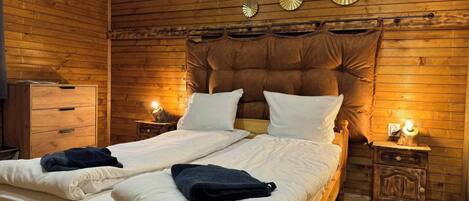 Chalet, 5 kamar tidur, patio, pemandangan kebun | Interior