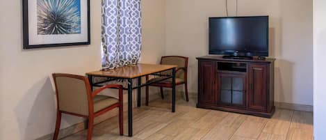 Desk, iron/ironing board, free WiFi, bed sheets
