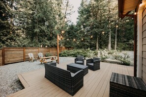Cabin, 3 Bedrooms, Smoking, Patio | Terrace/patio