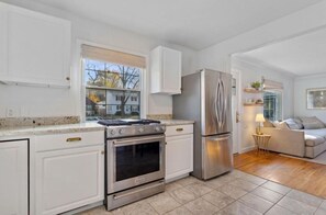 Fridge, microwave, oven, stovetop - Charming St. Louis Park Home (Minneapolis)