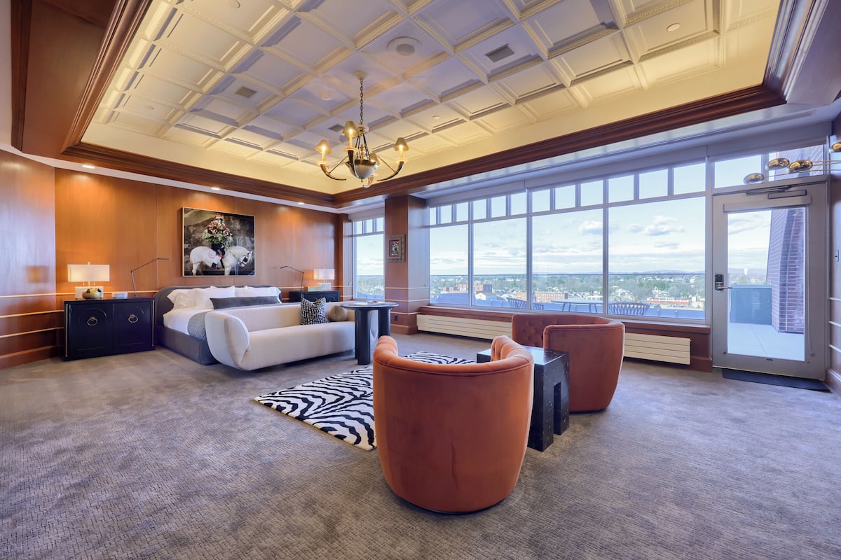 Luxury Studio Suite, 1 King Bed, Refrigerator, City View