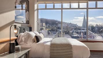 Luxury Double Room, 2 Queen Beds, Refrigerator, City View | Laptop workspace, iron/ironing board, free WiFi