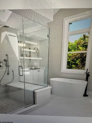 Shower, hair dryer, towels, soap - remember2giggle at gee mail to inquire or discuss great home in Avon CT (Avon)