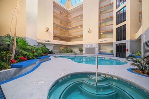 Indoor pool, outdoor pool