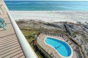 Indoor pool, a heated pool - RELAX AT THE  BEACH IN THIS GORGEOUS GULF FRONT CONDO! (Orange Beach)