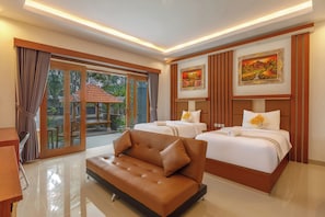 Habitació superior, 2 llits individuals | Escriptori i wifi gratuïta