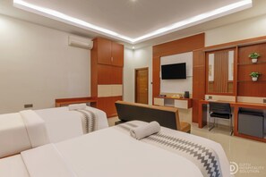 Chambre Supérieure, 2 lits une place | Bureau, Wi-Fi gratuit