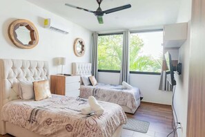 4 chambres, fer et planche à repasser, Wi-Fi