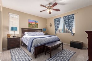 3 bedrooms, iron/ironing board, WiFi, bed sheets