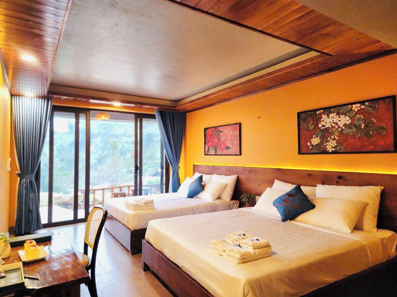 Design-Doppel- oder -Zweibettzimmer | Ausblick vom Zimmer