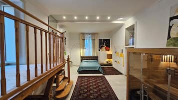 Suite Mewah | 2 kamar tidur, Wi-Fi gratis, dan seprai linen