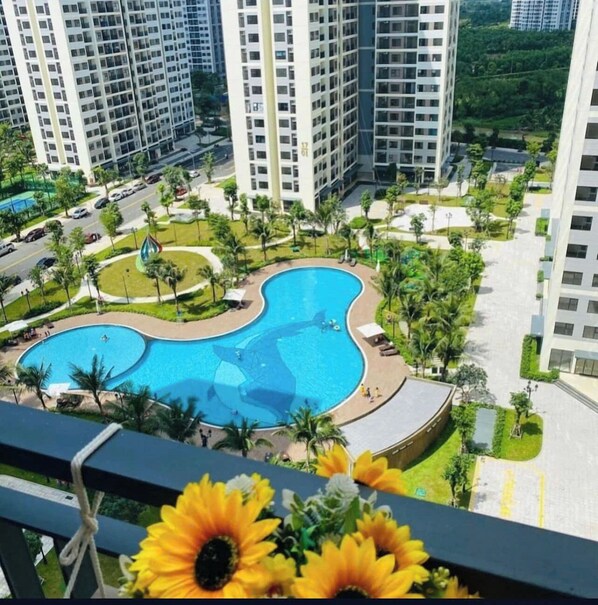 Family Apartment, Balcony, City View | Teres/patio