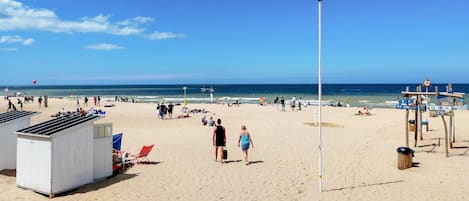 Vlak bij het strand, vissen