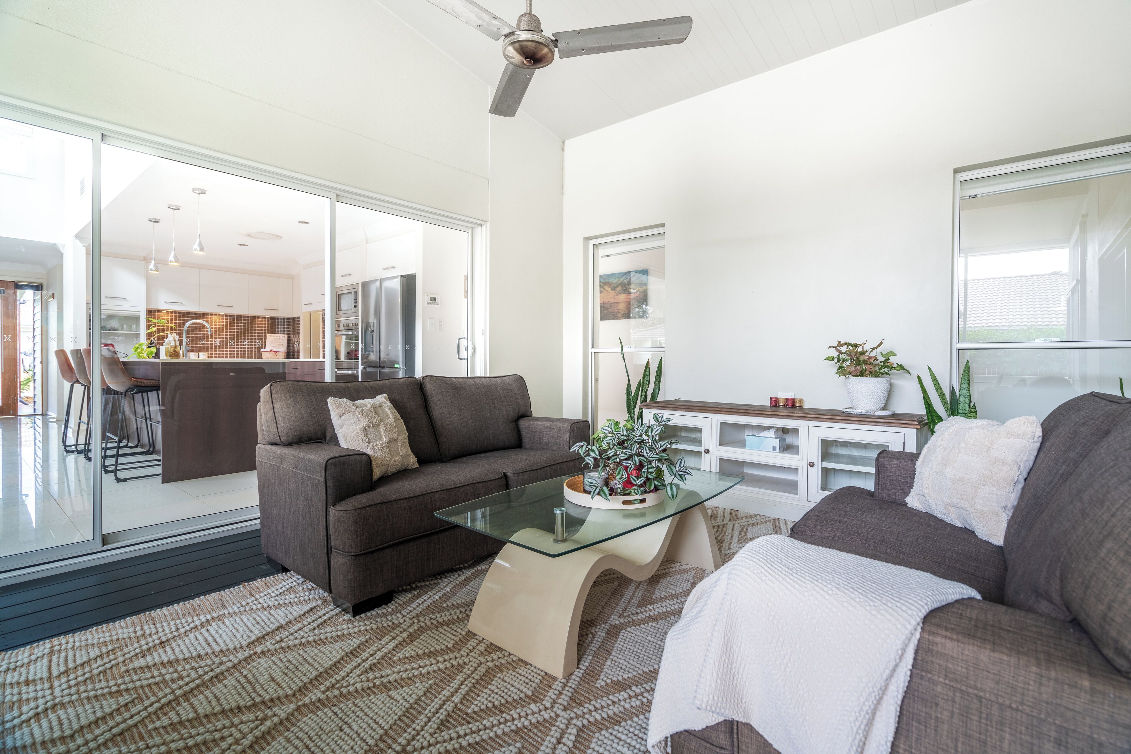 Smart TV, fireplace, video games