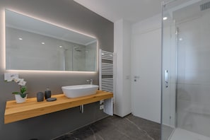 Shower, hair dryer