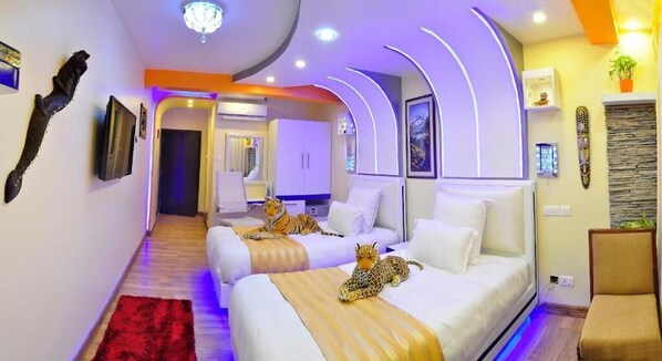 Bureau, chambres insonorisées, Wi-Fi gratuit