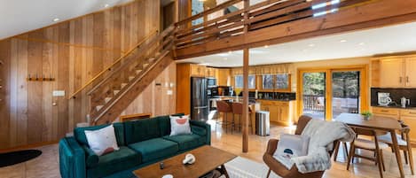 TV, fireplace, offices